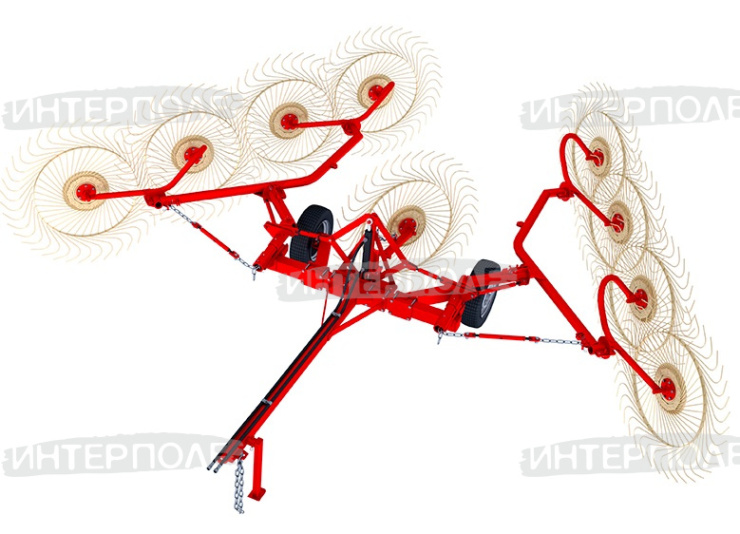 Грабли ГВВ-6М со средним колесом (зуб 7мм)