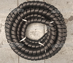Спираль защитная 56/63 черная (бухта 10м.)