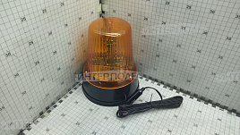 Маяк импульсный светодиодный (желтый, на магнитах, в прикуриватель) 12В/24В