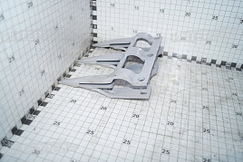 Палец тройной 17мм закрытый, серый Шумахер