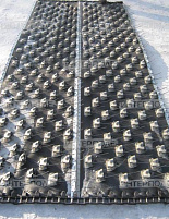 Полотно подборщика в сборе(лента,транспортер) ширина 3,4 м. палец сталь, прижим цинк ВЕКТОР, ДОН-1500Б, АКРОС, ТОРУМ (Ростов с ЗИП, ПРЕМИУМ)