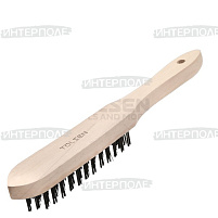 Щетка металлическая с деревянной ручкой (TOLSEN)