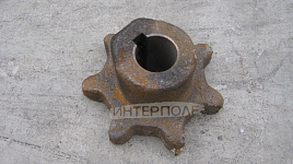 Звездочка (z= 7, t=38,0 d вала=25 мм.) (ОВС-25, ЗМ-60, ЗМ-30) АБ