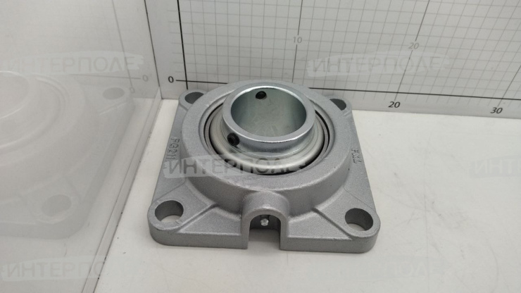 Узел подшипниковый LEFG211-TDT (55х100х55,6/175х175х68,5) (FKL)