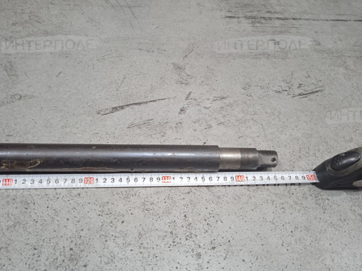 Вал барабана нижнего наклонной камеры под шплинт КЗС-1218, Есиль-760, КЗС-10К, Есиль-750 Гомсельмаш