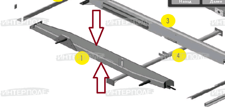 Щека решетного стана, левая Claas (Mega 350;360;370; Medion 310-340)