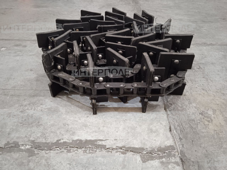 Цепь элеватора зернового (L=5,016 м., 33 скребка, 150х100 мм.) Есиль-730,КЗС-7,Есиль-740,КЗС-812 "Гомсельмаш"