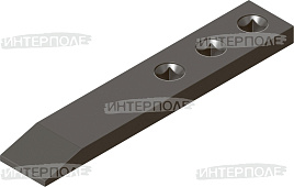 Долото L=330 мм, S=20 мм плоскореза КГЮ ПГ3 ПГ-5 ПГ-7 ПГП-7 (РЗЗ)
