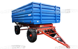 Прицеп тракторный самосвальный 2ПТС-4,5 с надставными цельнометал. бортами (Саранск)