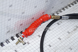 Трос управления подачей топлива (ножной,трос газа,ТМЗ, L=2300мм) (-744)