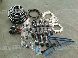 Комплект аппаратуры мелкокапельного распыления (роторный, два насоса) 24 м 