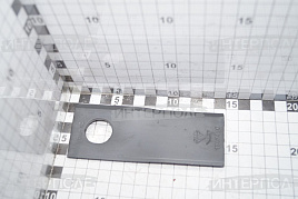 Нож роторный (d-20,5х23 4,0x48x126) левый Kverneland, Kuhn