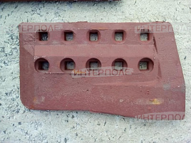 Нож боковой левый ДЗ-98 нов.обр. (10 отверстий)