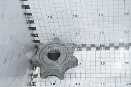 Звездочка (z= 7, t=38,0 d вала=25 мм.) зернового и колосового шнека Нива, Нива-Эффект