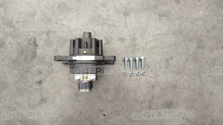 Привод (редуктор) ножа косы, горизонтальный, с головкой 27 мм со стальным кольцом Шумахер производство Россия