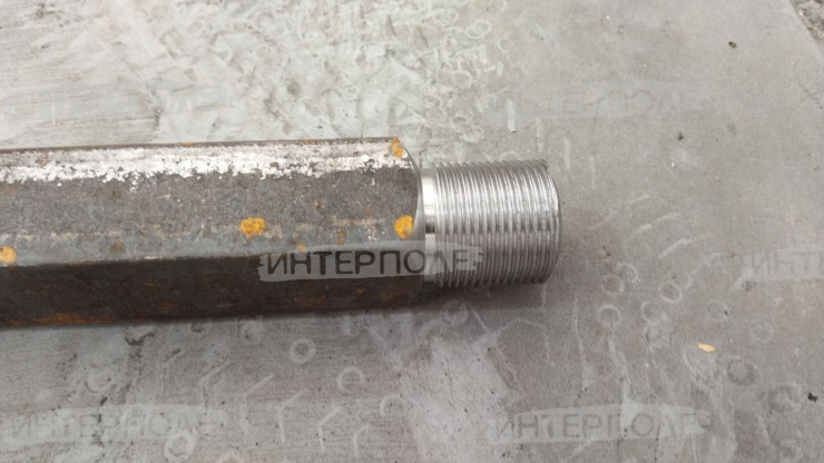 Ось батареи БДТ 6ПР (L=1606 мм, квадрат 50 мм)