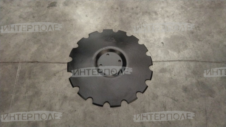 Диск 430х5,0 мм ромашка (Бор.сталь, 16 лепестков, 4 болта на диаметре 98 мм БДП Велес) МЕХТЕХ