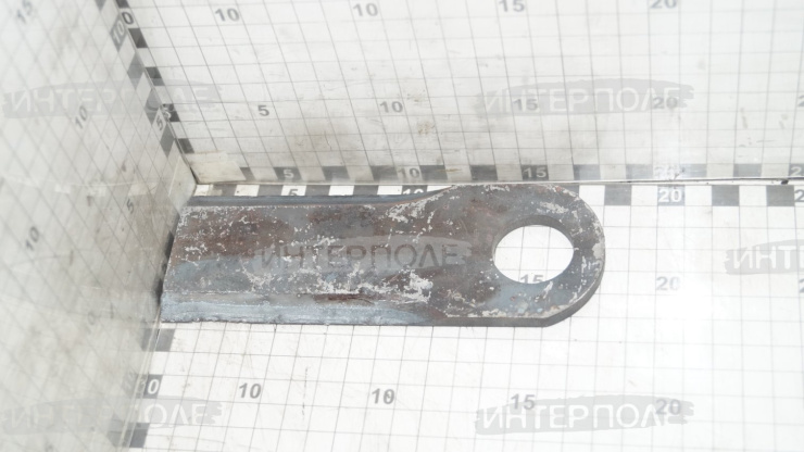Нож измельчителя (d-30 7,0х60х168) Акрос, Вектор, Дон-1500Б, Нива-Эффект, до 04.2011г с наплавкой