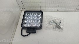 Фара светодиодная квадратная 48WS 16х3W-61mm 3000LM Epistar (Spot) Направленный свет универсальная 12-24В