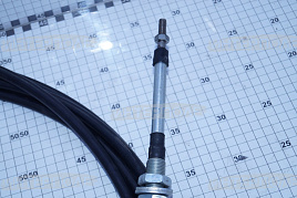 Трос дистанционного управления (L=8000, ход=75мм, М8/М18) ТУ 4791-001-80408787-2011 Есиль-740,КЗС-812,Есиль-760,КЗС-1218 Гомсельмаш