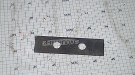 Молоток к дробилке 190х50 (толщина 3 мм) d20, м.ц.70