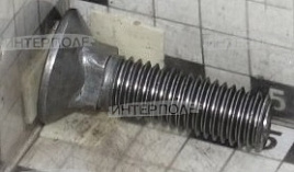 Болт М12х 45х1,75 потайная головка с квадратным подголовником, класс 8.8