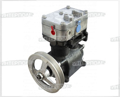 Компрессор 2-цилиндровый (со шкивом) Зил, МАЗ, К-700, ЯМЗ, Краз (ПК АЙК Ижевск)