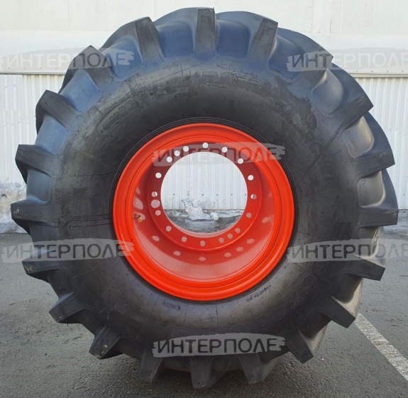 Колесо в сборе (Шина 66х43 -25 (1050/50 -25) QZ-702A /164A8/ 12НС Б/К MARCHER и Диск колеса DW36х25 (разборный)) (-744Р2/Р3)) ЛЕВОЕ