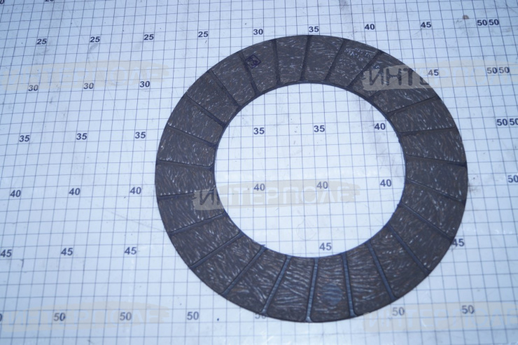 Накладка фрикционная муфты шнека жатки,верх. вала НК(d-250x152x4) Есиль-740,КЗС-812,Есиль-760,КЗС-1218,Есиль-750,КЗС-10К Гомсельмаш
