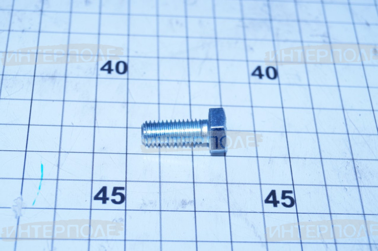 Болт М 8х 20х1,25 шестигранная головка, класс 10.9, гальванизированный, оцинкованный, Шумахер