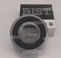 Подшипник 180305 (6305-2RS) (25х62х17) (BIST)