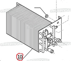 Радиатор - блок отопителя и кондиционера Manitou