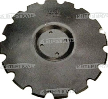 Диск 430х5,0 мм ромашка (Бор.сталь, 16 лепестков, 4 болта на диаметре 98 мм БДП Велес) МЕХТЕХ
