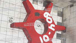 Звездочка (z= 6, d вала=25 мм.) датчика оборотов зерновых колосовых шнеков, вентилятора очистки Есиль-740,КЗС-812,Есиль-760,КЗС-1218 Гомсельмаш