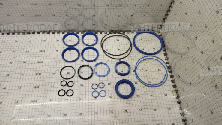 Ремкомплект гидроцилиндра ЦС-125 поворота К-700, К701, К703 (полный, манжеты полиуретановые) 