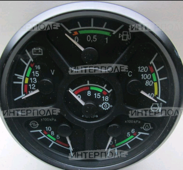 Комбинация приборов (6 приборов) МТЗ-1221/1523