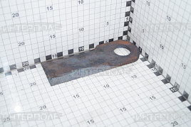 Нож измельчителя (d-30 7,0х60х168) Акрос, Вектор, Дон-1500Б, Нива-Эффект, до 04.2011г