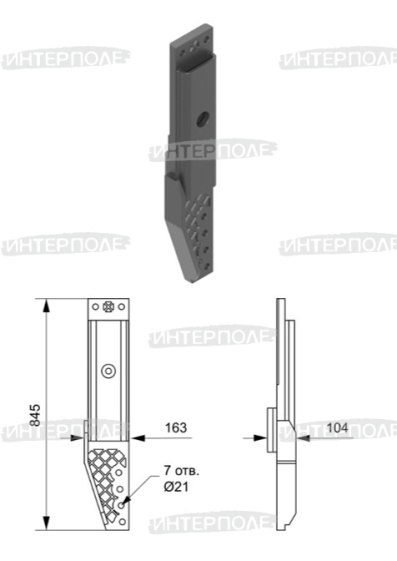 Стойка (литье) ПЛНУ-8-40 Светлоград (РЗЗ)