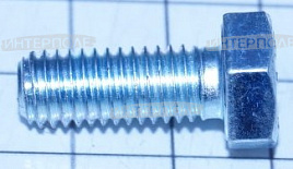 Болт М 8х 20х1,25 шестигранная головка, класс 10.9, оцинк.