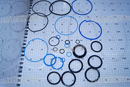 Ремкомплект гидроцилиндра ЦС-125 (700А.34.29.000) поворота и навески К-700, К-701, К-703 (с манжетами)