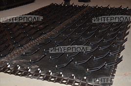 Полотно подборщика в сборе(лента,транспортер) ширина 4,3 м. палец сталь ВЕКТОР, АКРОС, ТОРУМ