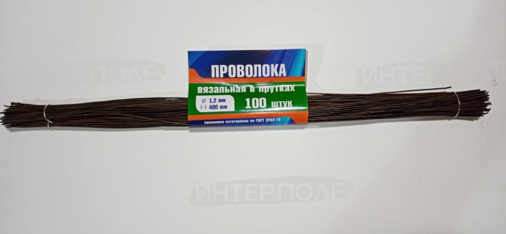 Проволока вязальная d=1,2мм (прутки по 100 шт) ГОСТ 3282-74