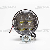 Фара светодиодная круглая 12W 4х3W (Spot) Направленный свет универсальная 12-24В