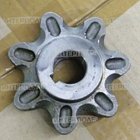 Звездочка (z= 7, t=38,4 d вала=26 мм.) зернового элеватора Claas (Mega, Lexion. Tucano 320,330,340, 430,450,480)