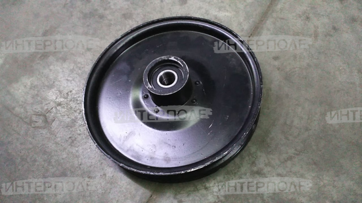 Шкив натяжной (плоский) привода ножа в сборе Вектор, Дон-1500А/Б, Акрос, Торум, Дон-680/М