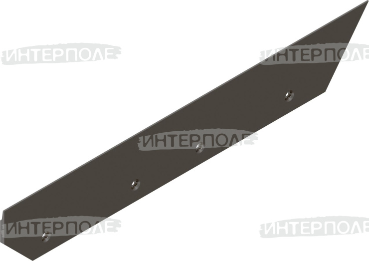 Лемех L=1020 мм, S=12 мм односторонний левый КПГ-2-150 (РЗЗ)