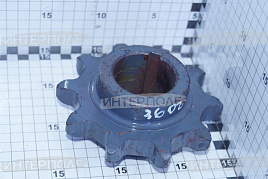 Звездочка (z=10, t=38,0 d вала=50 мм.) верхнего вала наклонной камеры Есиль-740,КЗС-812,Есиль-760,КЗС-1218,Есиль-750,КЗС-10К Гомсельмаш