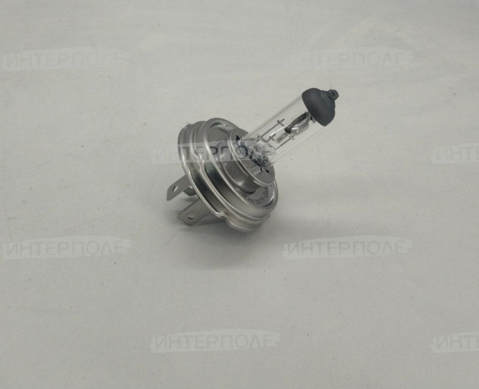 Автолампа 12В 3-контактная фарная галоген штекер