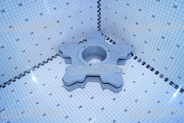 Звездочка (d=90 мм.) поворотная наклонной части (сталь, голая) ТСН-160