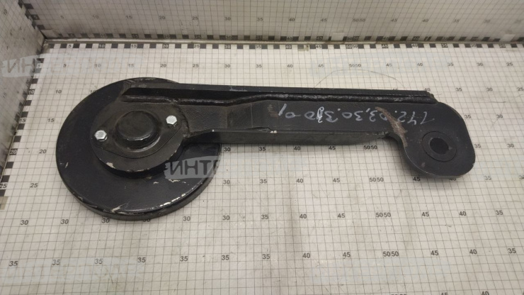 Рычаг нижнего вала транспортера наклонной камеры правый в сборе с 05.2011 г. Вектор, Акрос-550/585
